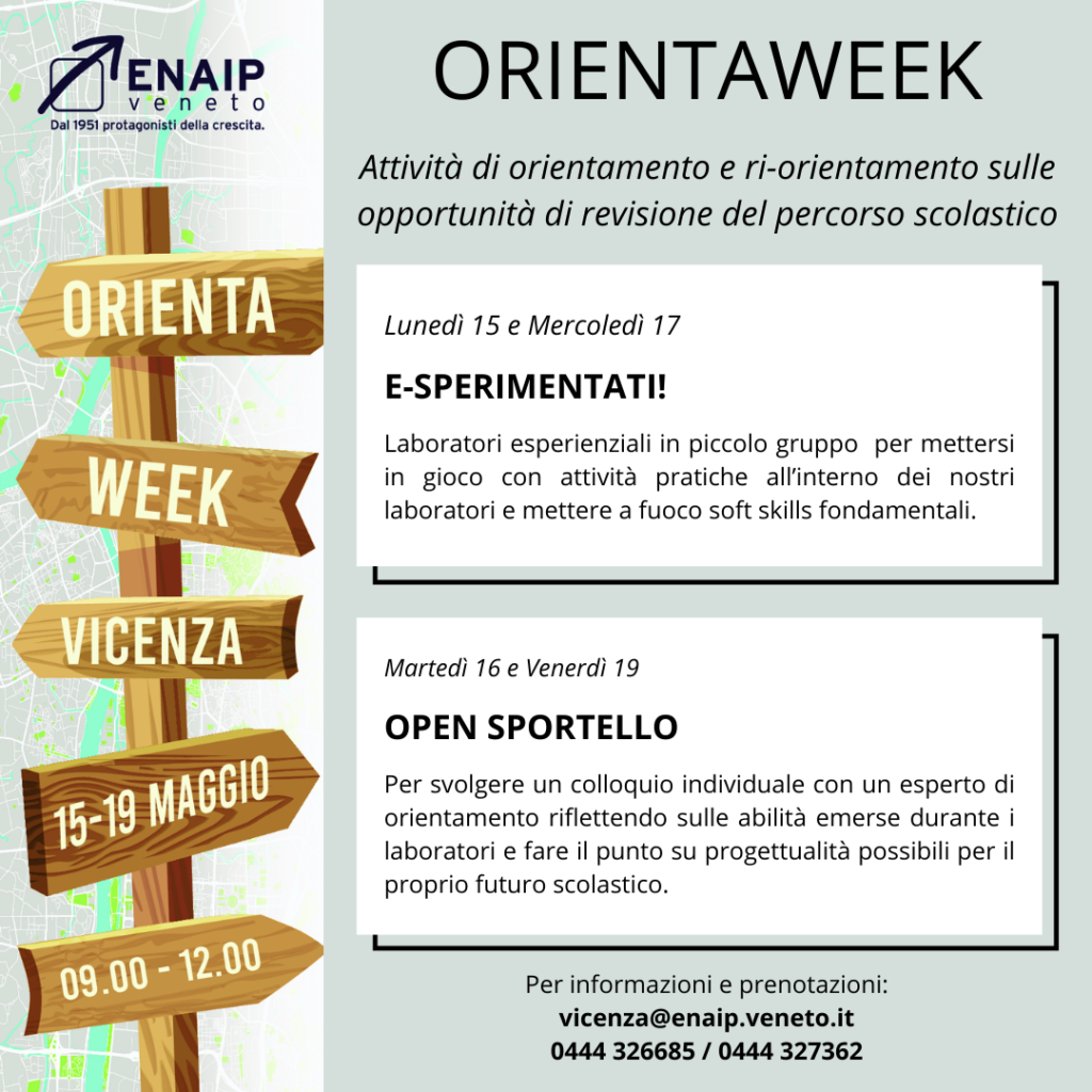 Orientaweek – Attività orientative per studenti