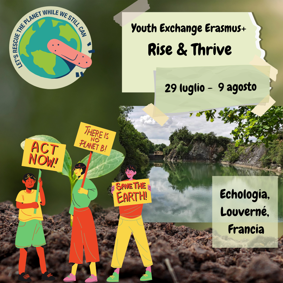𝗥𝗶𝘀𝗲 & 𝗧𝗵𝗿𝗶𝘃𝗲 - Scambio giovanile Erasmus+ in Francia Progetto Giovani Montecchio Maggiore