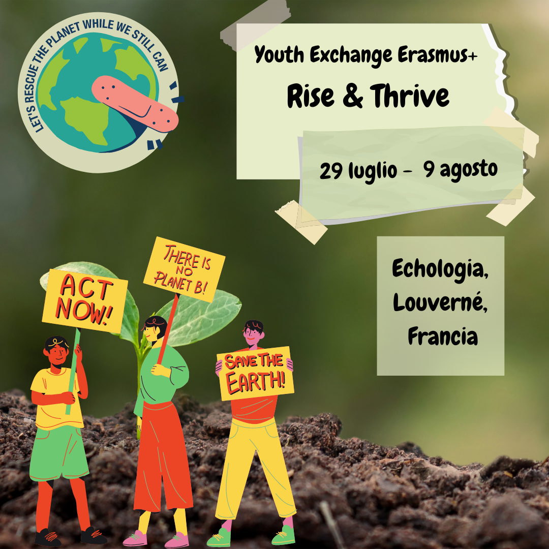 𝗥𝗶𝘀𝗲 & 𝗧𝗵𝗿𝗶𝘃𝗲 - Scambio giovanile Erasmus+ in Francia Progetto Giovani Montecchio Maggiore