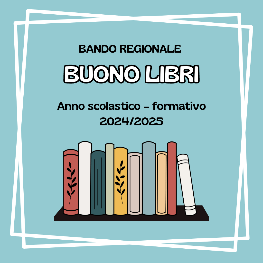 CONTRIBUTO REGIONALE "BUONO LIBRI E CONTENUTI DIDATTICI ALTERNATIVI" ANNO SC. 2024/2025 Progetto Giovani Montecchio Maggiore